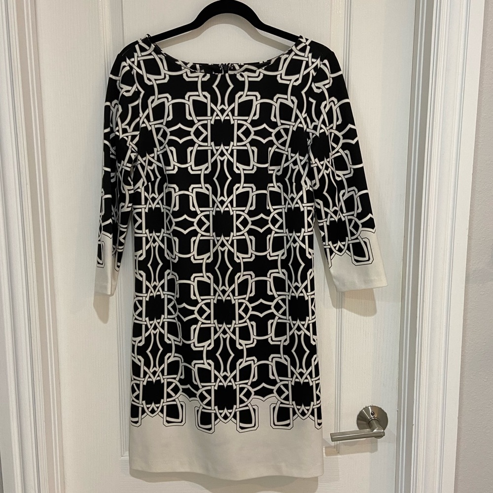 3/4 Sleeve Shift Dress from The Limited